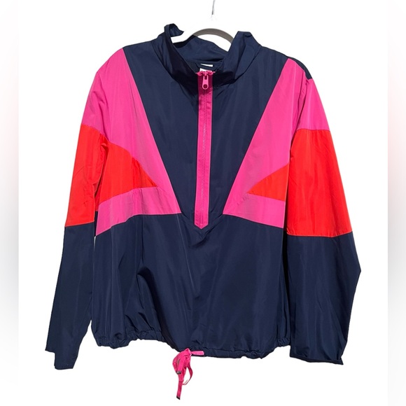 LIVI Half-Zip Colorblock Windbreaker Jacket NWT - Picture 4 of 6